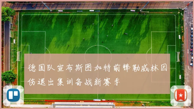 德国队宣布斯图加特前锋勒威林因伤退出集训备战新赛季
